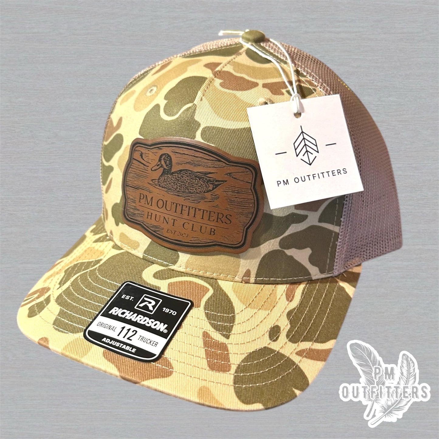 PM Outfitters Hunt Cub Trucker Hat | Exclusive Duck Camo Design