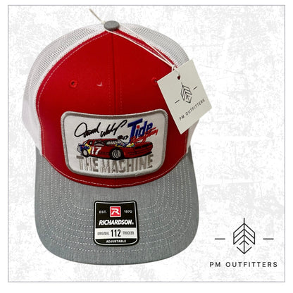Vintage Darrell Waltrip The Machine Tide Racing NASCAR Trucker Hat