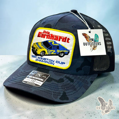 Dale Earnhardt 1980 Winston Cup Champion Hat | Richardson 112 Admiral Duck Camo