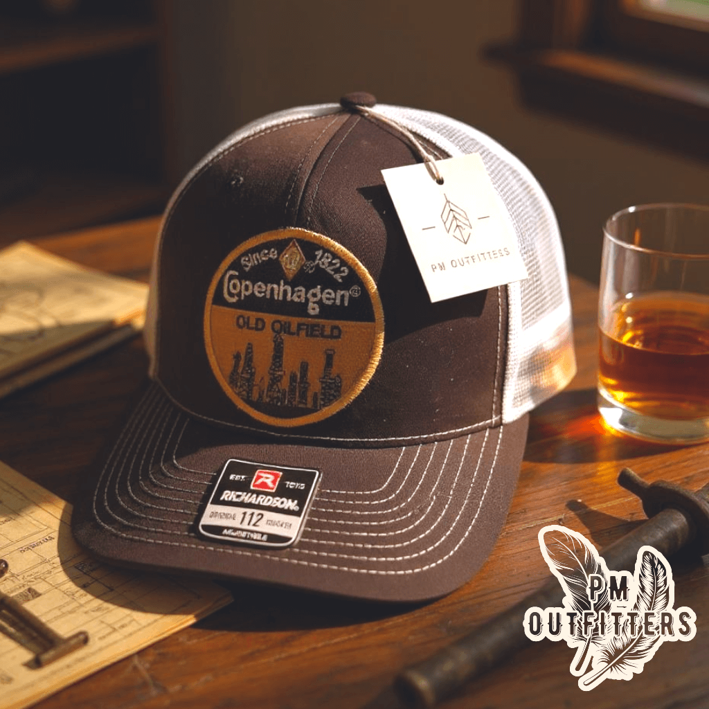 Vintage Copenhagen Old Oilfield Patch Trucker Hat