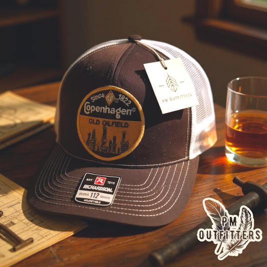 Vintage Copenhagen Old Oilfield Patch Trucker Hat