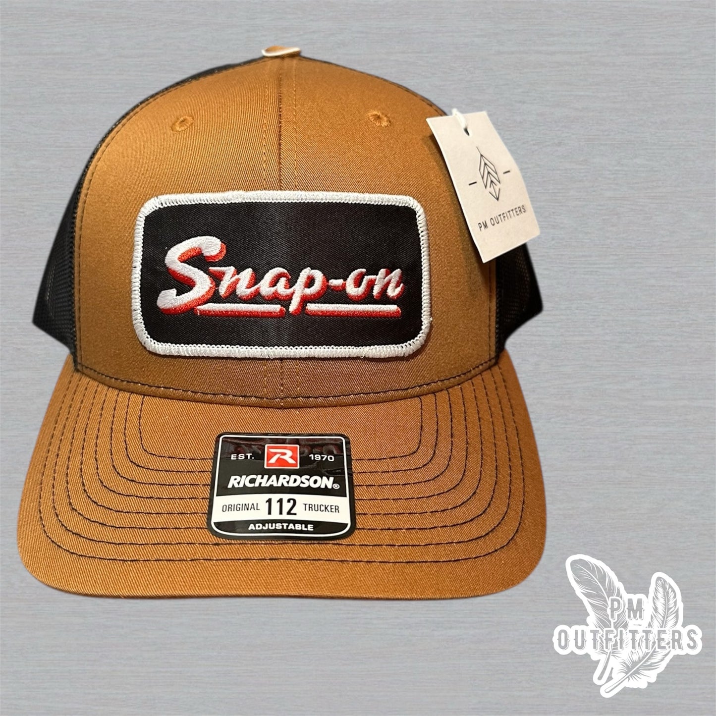 Snap-on Tools Trucker Hat - Caramel & Black Richardson 112