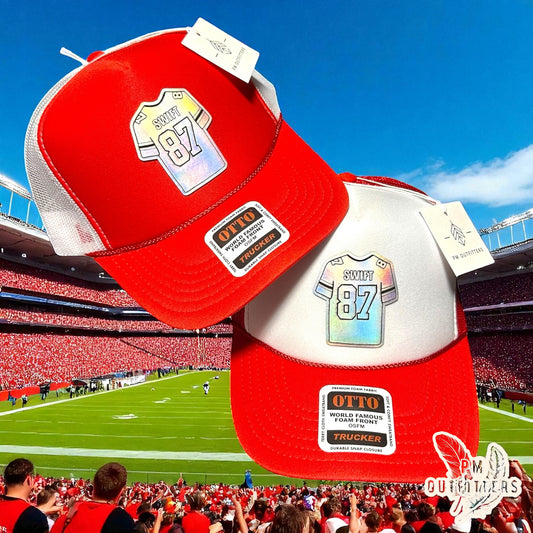 “Swift 87” Kansas City Home & Away Trucker Hats – Limited Edition Holographic Patch