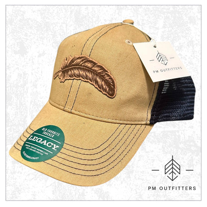 Signature Feather Cork Leatherette Trucker Series