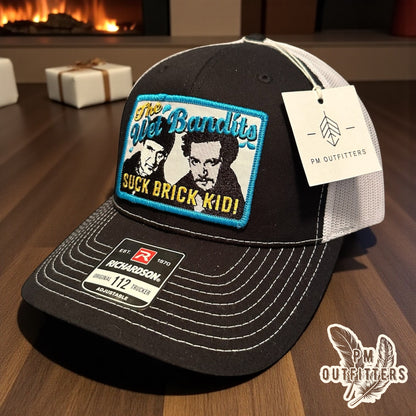 Wet Bandits Suck Brick Kid Trucker Hat - Home Alone Inspired Retro Cap