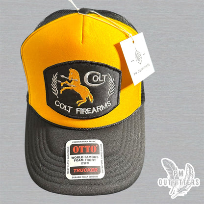 Vintage Colt Firearms Foam Front Rope Trucker Hat