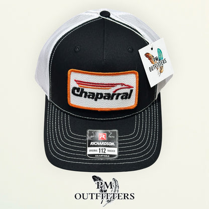 Chaparral Boats True Vintage Patch Trucker Hat – PM Outfitters | Richardson 112 Black White Authentic Marine Heritage