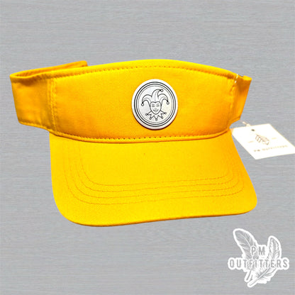 Mardi Gras Holographic Jester Doubloon Visor - Gold Decky 3001