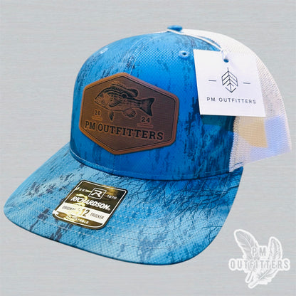PM Outfitters Custom Logo Lane Snapper Patch | Realtree Fishing Richardson 112 Trucker Hat