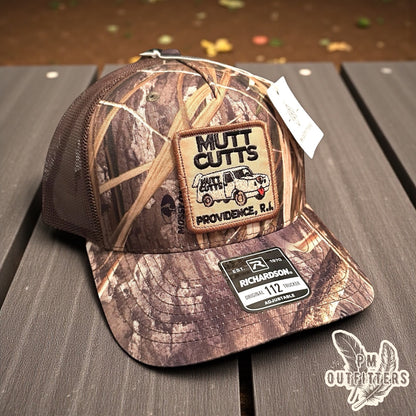 Retro Mutt Cuts Dumb & Dumber Richardson 112 Mossy Oak Habitat 5-Panel Trucker