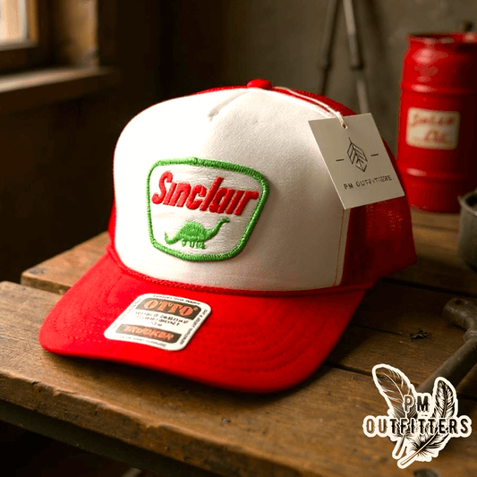 Vintage Sinclair Oil Foam Front Rope Trucker Hat