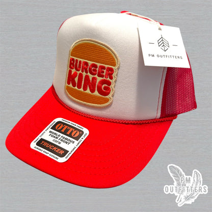 Vintage Burger King Foam Rope Trucker Hat