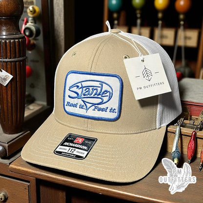 Stanley Reel It Feel It Retro Patch Khaki White Richardson 112 Trucker Snapback