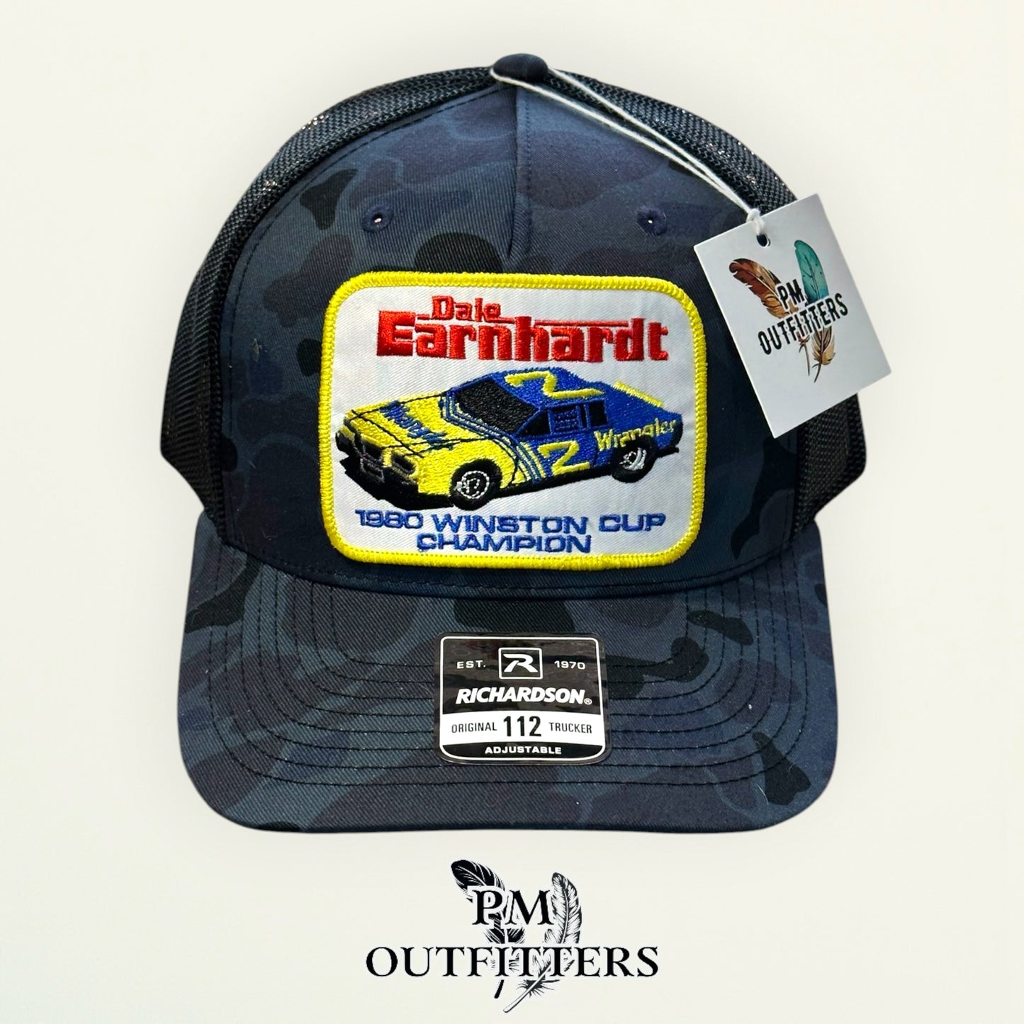 Dale Earnhardt 1980 Winston Cup Champion Hat | Richardson 112 Admiral Duck Camo