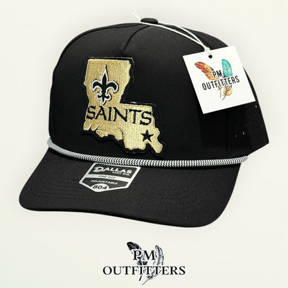 New Orleans Saints Dallas 804 hat interior tag detail