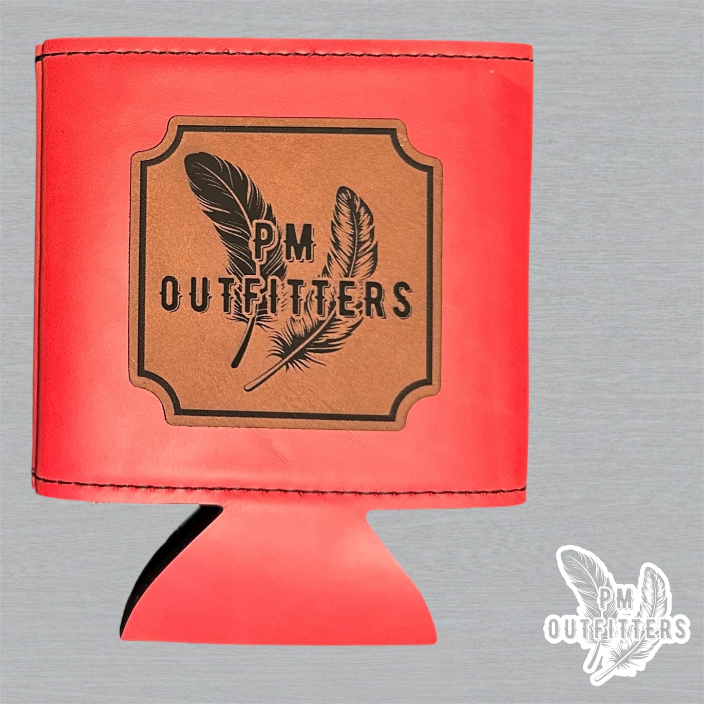 PM Outfitters Custom Laser Engraved Retro Piggly Wiggly Premium Leatherette Can Koozie