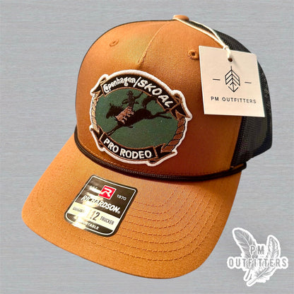 Copenhagen/Skoal Pro Rodeo Vintage Patch Richardson 112 Rope Trucker