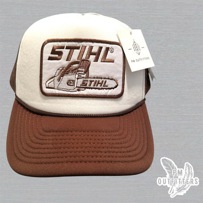 Vintage Stihl Chainsaw Foam Front Rope Trucker Hat