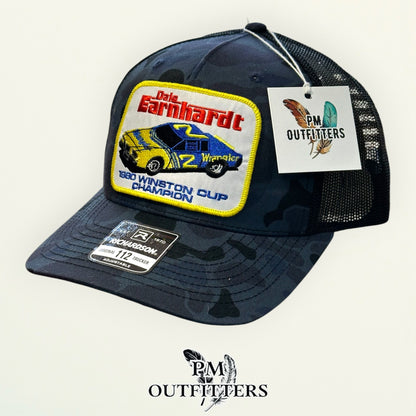 Dale Earnhardt 1980 Winston Cup Champion Hat | Richardson 112 Admiral Duck Camo