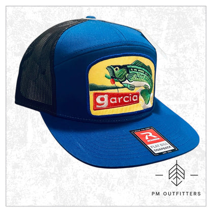Retro Garcia Lures 7-Panel Trucker Hat