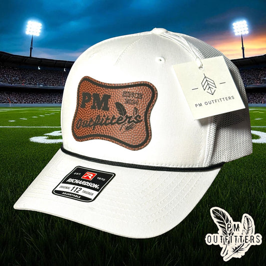 PM Outfitters Custom Design Football Logo Rope Trucker Hat