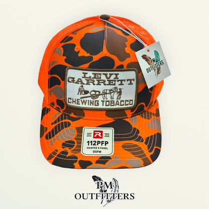 Levi Garrett Chewing Tobacco Trucker Hat | Richardson 112PFP Blaze Duck Camo