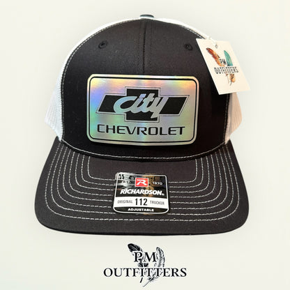 City Chevrolet Retro Holographic Trucker Days of Thunder Richardson 112 Snapback Hat