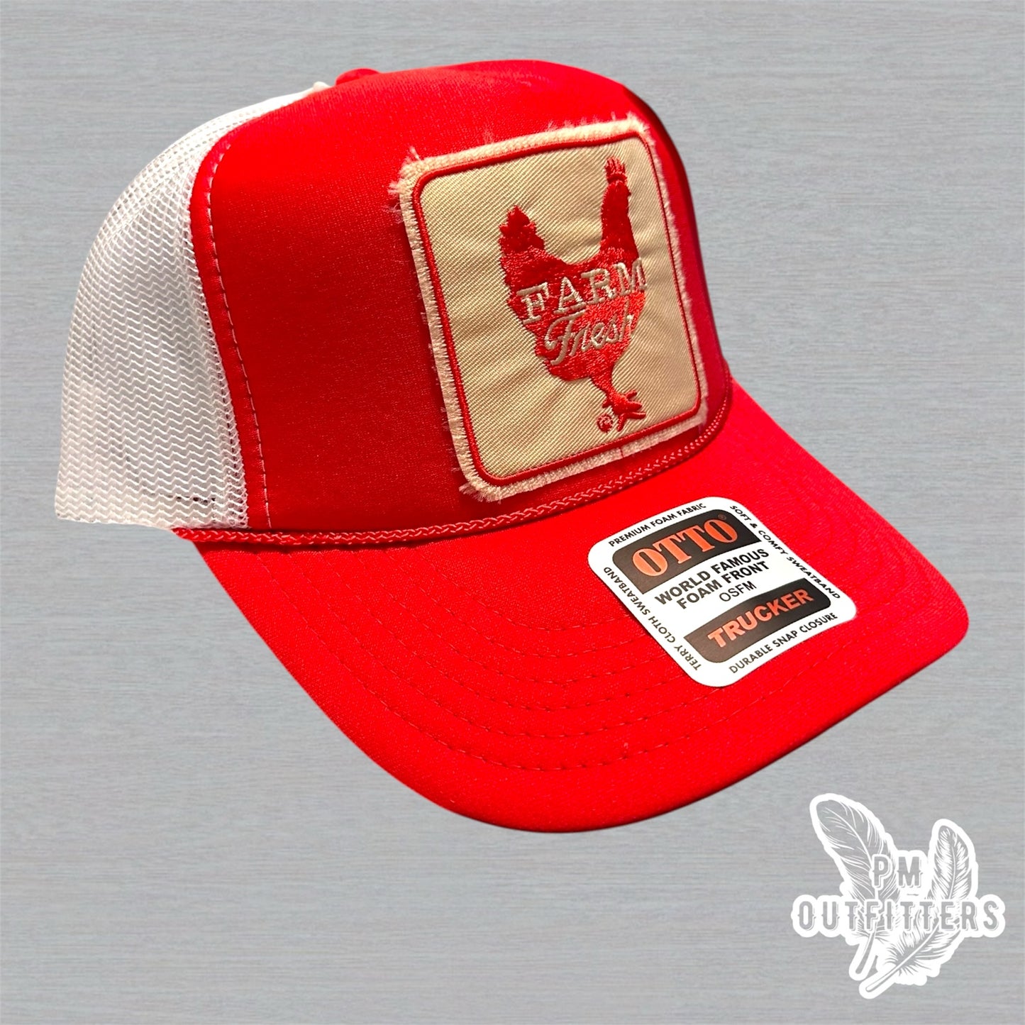 Vintage Farm Fresh Foam Front Rope Trucker Hat