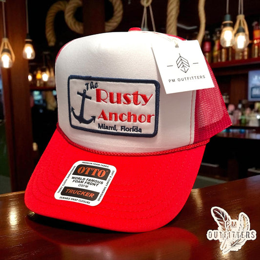 Vintage Golden Girls Rusty Anchor Bar Foam Front Rope Trucker Hat