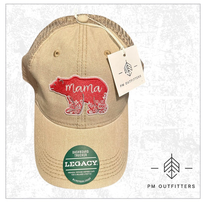Mama Bear Low-Profile Meshback Hat