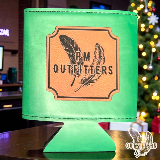 PM Outfitters Custom Laser Engraved Emmet Otter’s Jug-Band Christmas Premium Leatherette Can Koozie