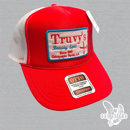 Vintage Steel Magnolias Truvy’s Beauty Spot Foam Front Rope Trucker Hat