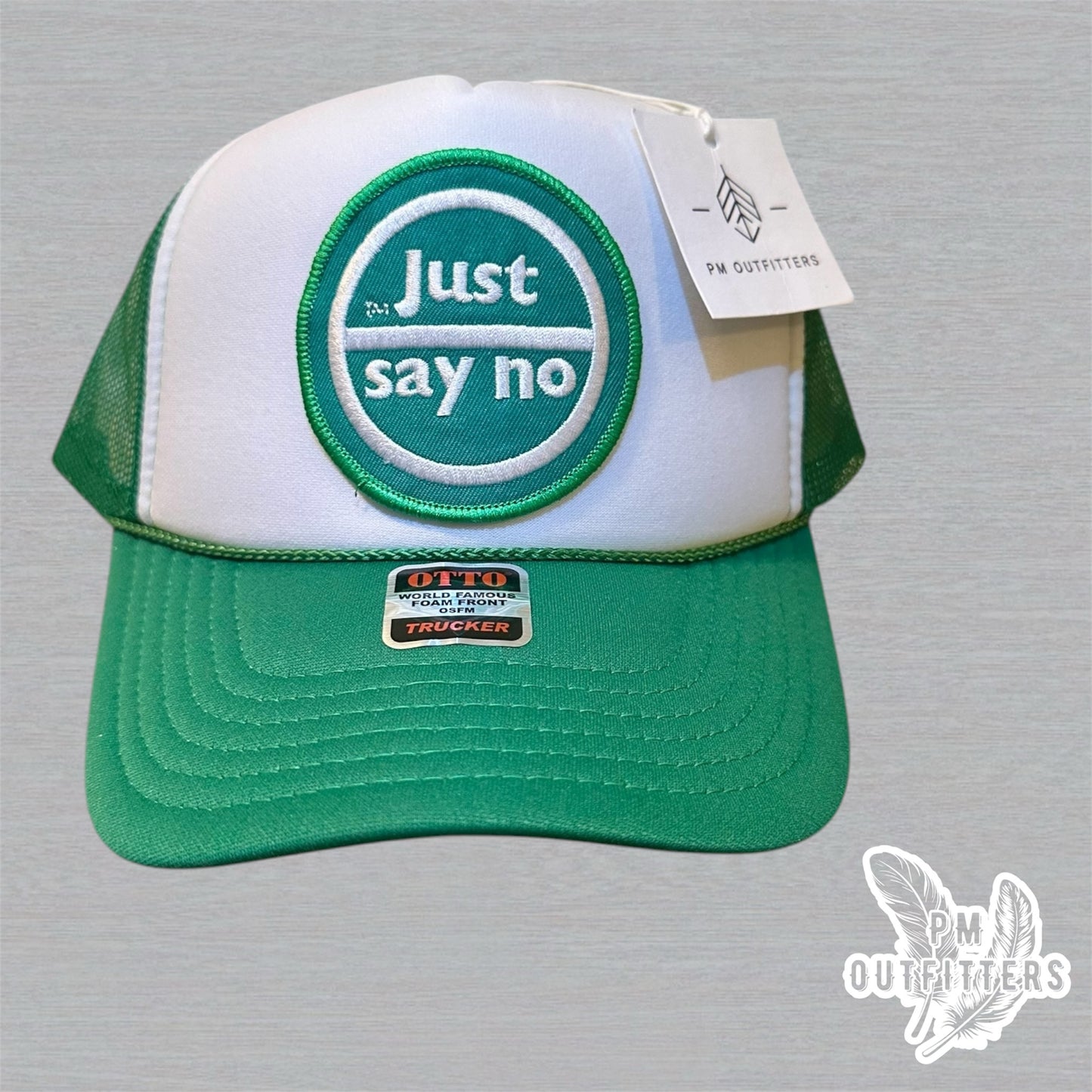 Retro “Just Say No” Foam Front Rope Trucker