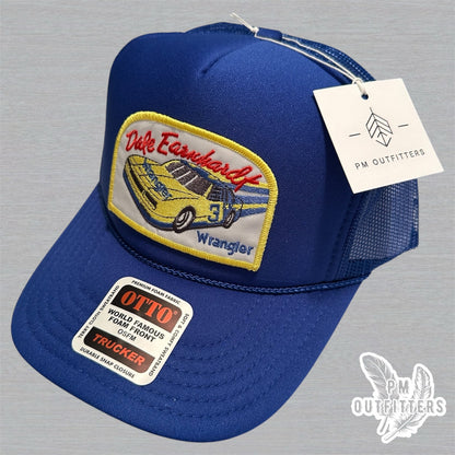 Vintage Dale Earnhardt Wrangler Foam Front Rope Trucker Hat