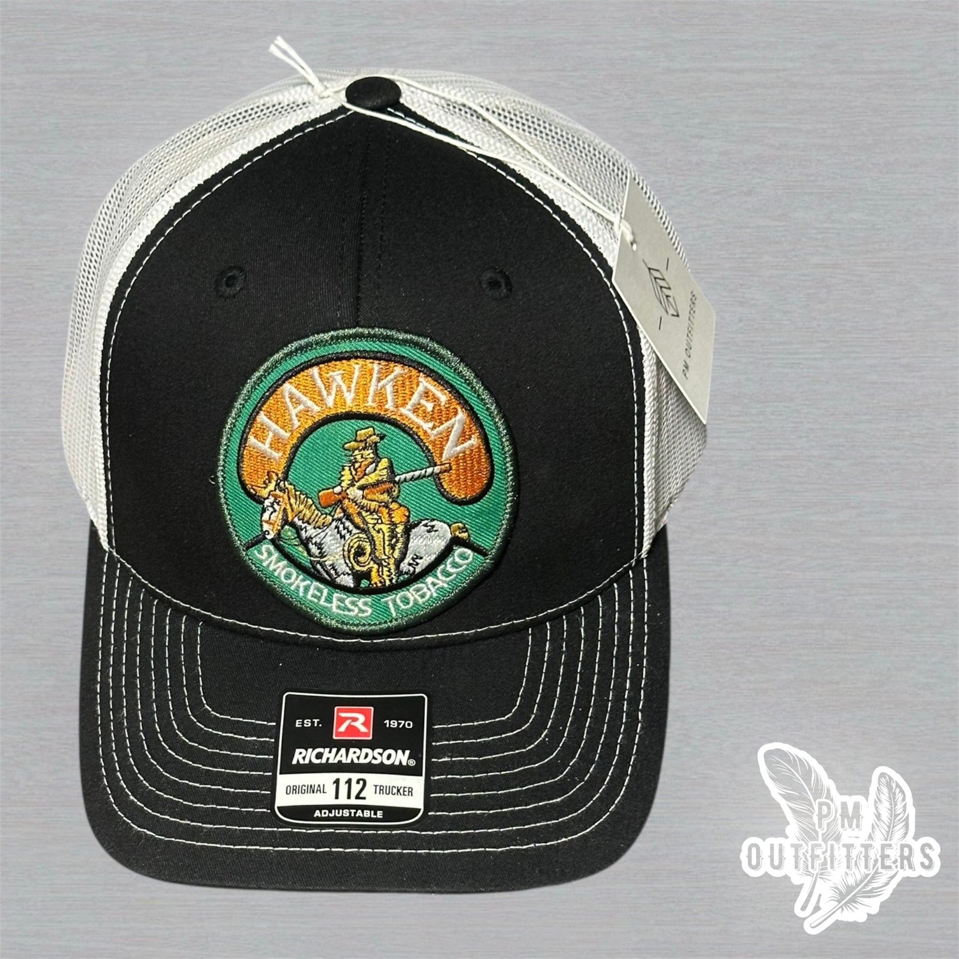 where to buy hawken tobacco Wintergreen Flavored Rough Cut Smokeless Lapel Pin Outdoors! Hawken Tobacco Compatible Visor Clip