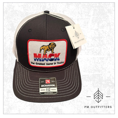Mack Trucks Vintage Logo Embroidered Patch Trucker Hat