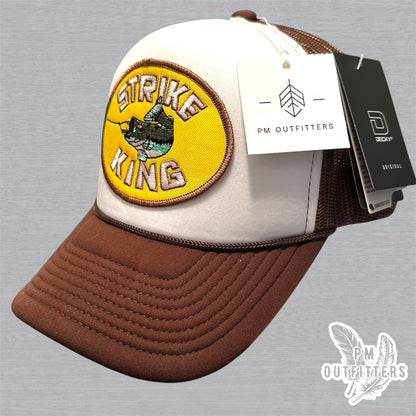 Vintage Strike King Fishing Lures Foam Front Rope Trucker Hat