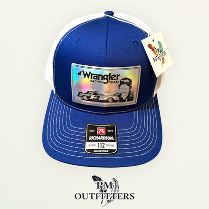 Dale Earnhardt Holographic Wrangler Racing Richardson 112 Trucker Hat Custom