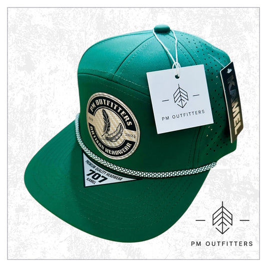 PM Outfitters Carbon Fiber Performance 7-Panel Rope Trucker