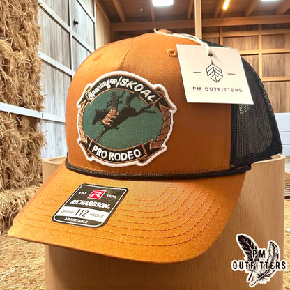 Copenhagen/Skoal Pro Rodeo Vintage Patch Richardson 112 Rope Trucker