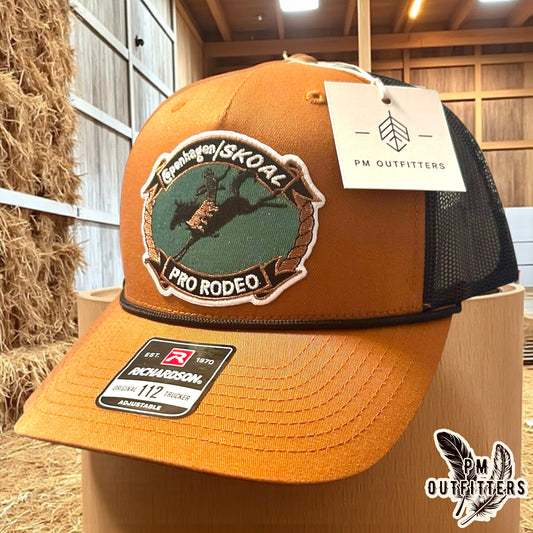 Copenhagen/Skoal Pro Rodeo Vintage Patch Richardson 112 Rope Trucker