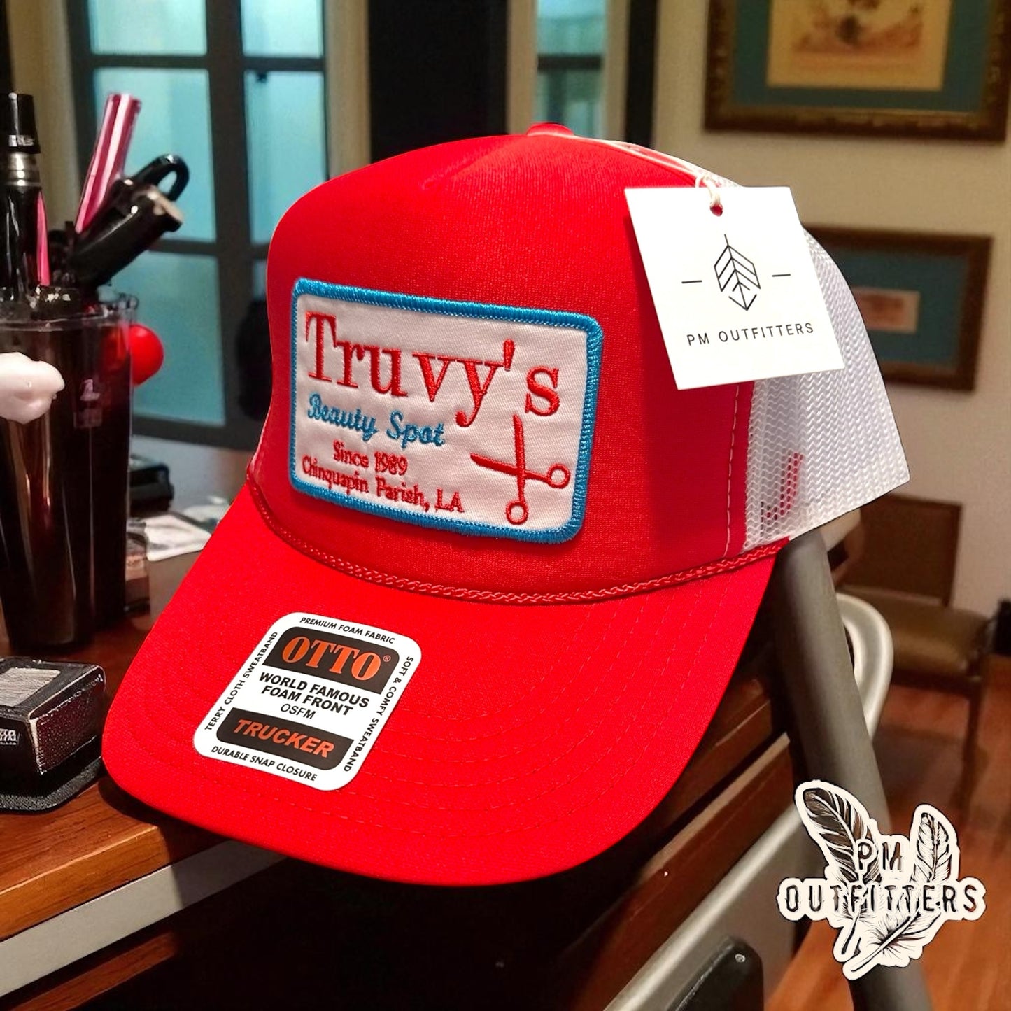 Vintage Steel Magnolias Truvy’s Beauty Spot Foam Front Rope Trucker Hat