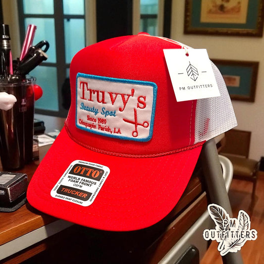 Vintage Steel Magnolias Truvy’s Beauty Spot Foam Front Rope Trucker Hat