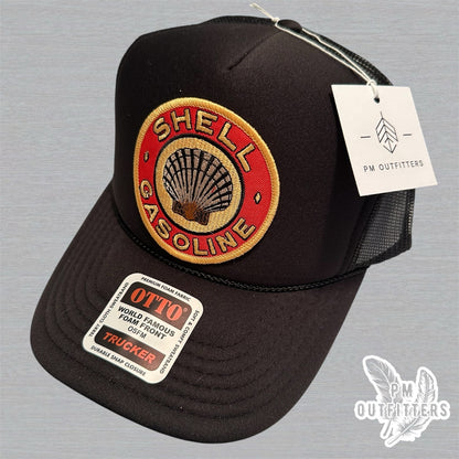 Vintage Shell Gasoline Foam Front Rope Trucker Hat