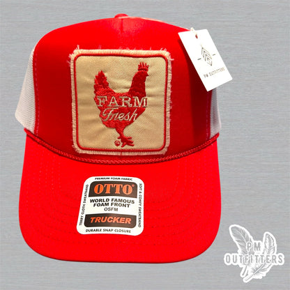 Vintage Farm Fresh Foam Front Rope Trucker Hat