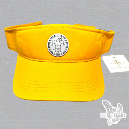 Mardi Gras Holographic Jester Doubloon Visor - Gold Decky 3001