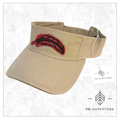 Signature Feather Sandwich Visor