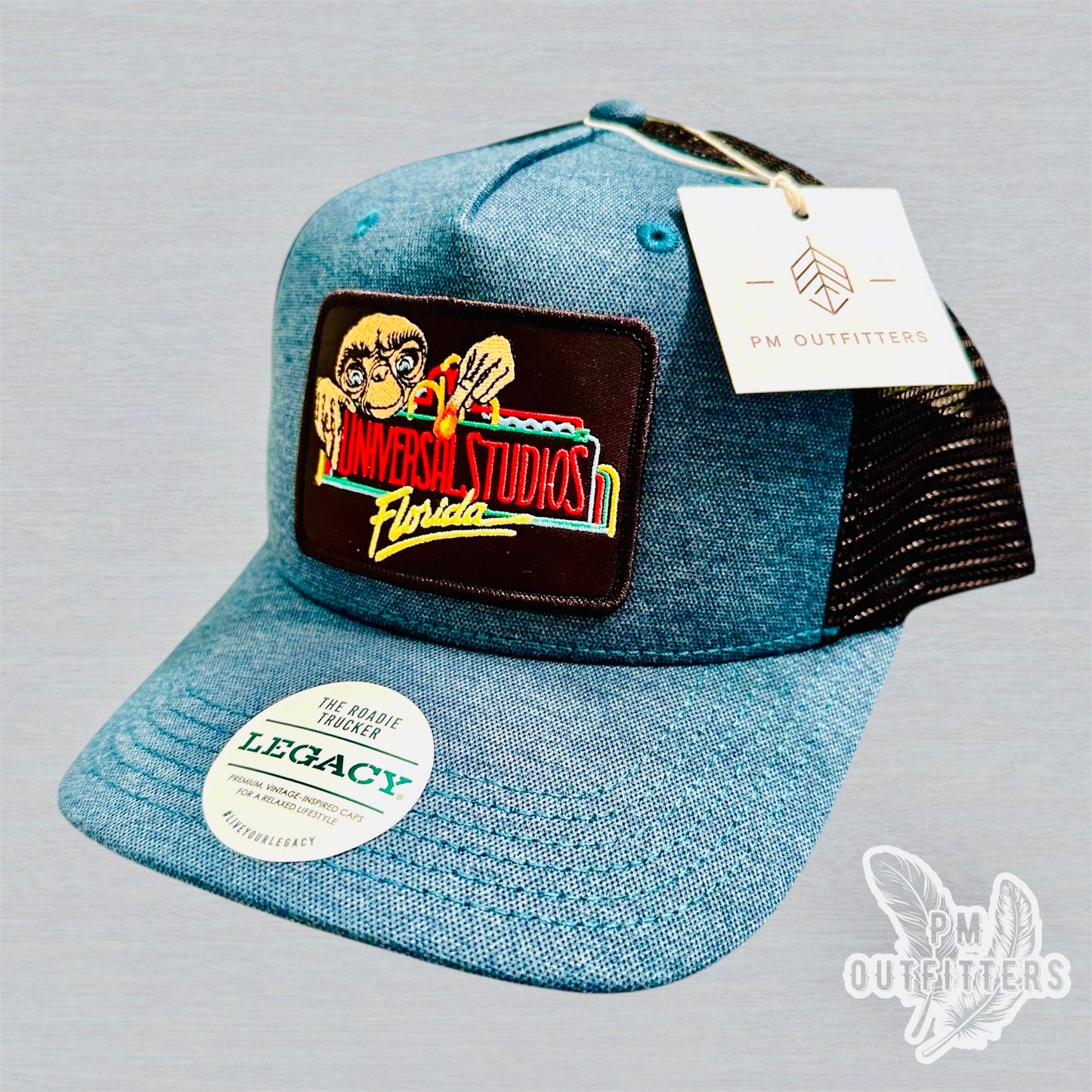 Universal Studios Florida Trucker Hat - Retro Patch Legacy Roadie Trucker