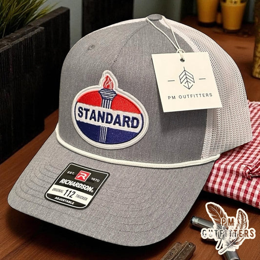 Retro Standard Oil Rope Trucker Hat