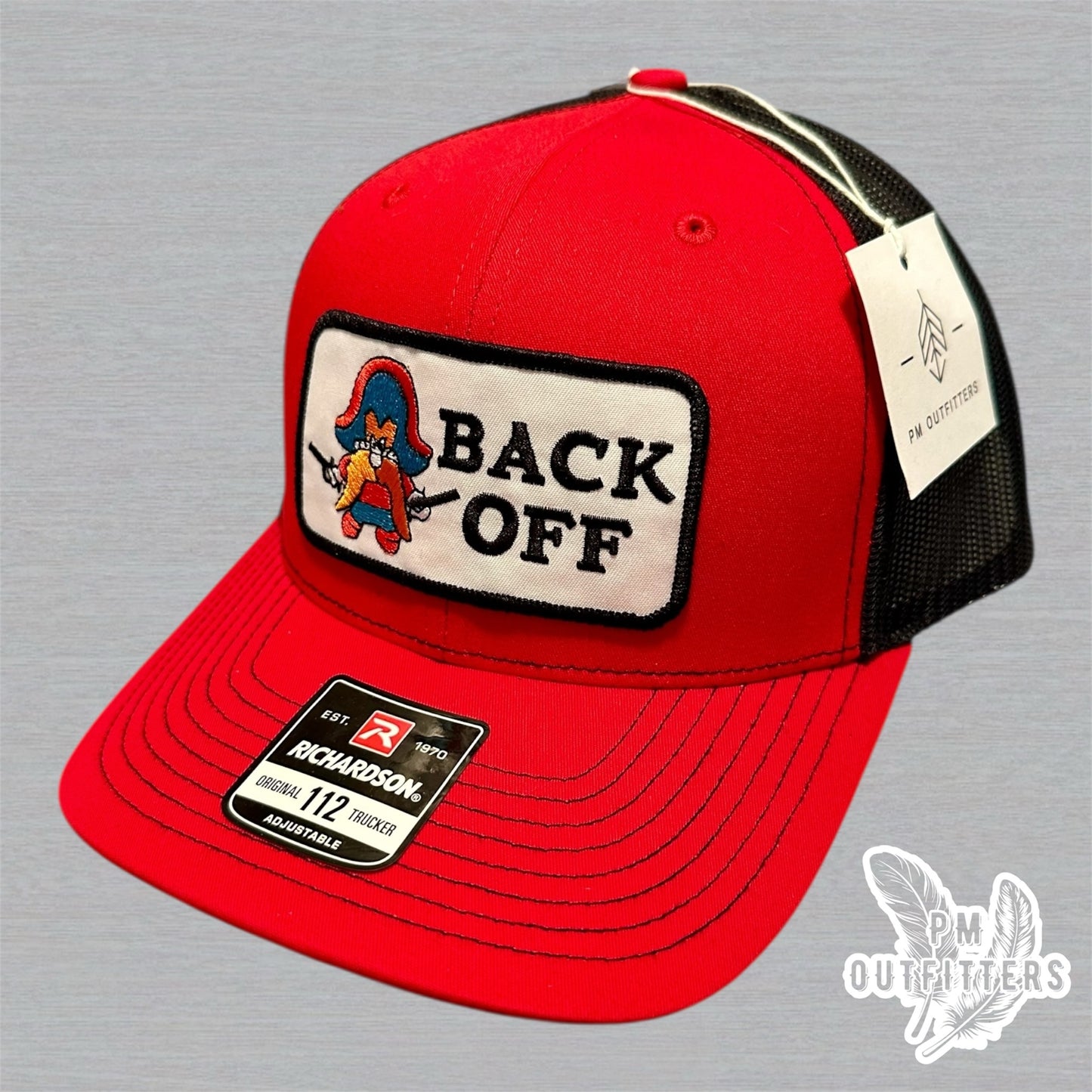 Yosemite Sam “Back Off” Trucker Hat - Red & Black Richardson 112